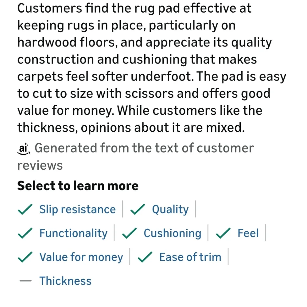 New 3 X 5 Antislip Rug Pad For Home Cut To Size